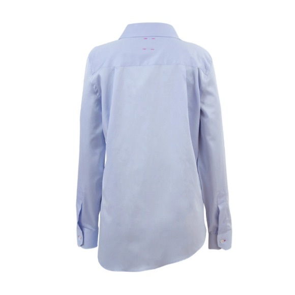 Pink Tartan ASYMMETRIC SHIRT - Lavender - Picture 2 of 13